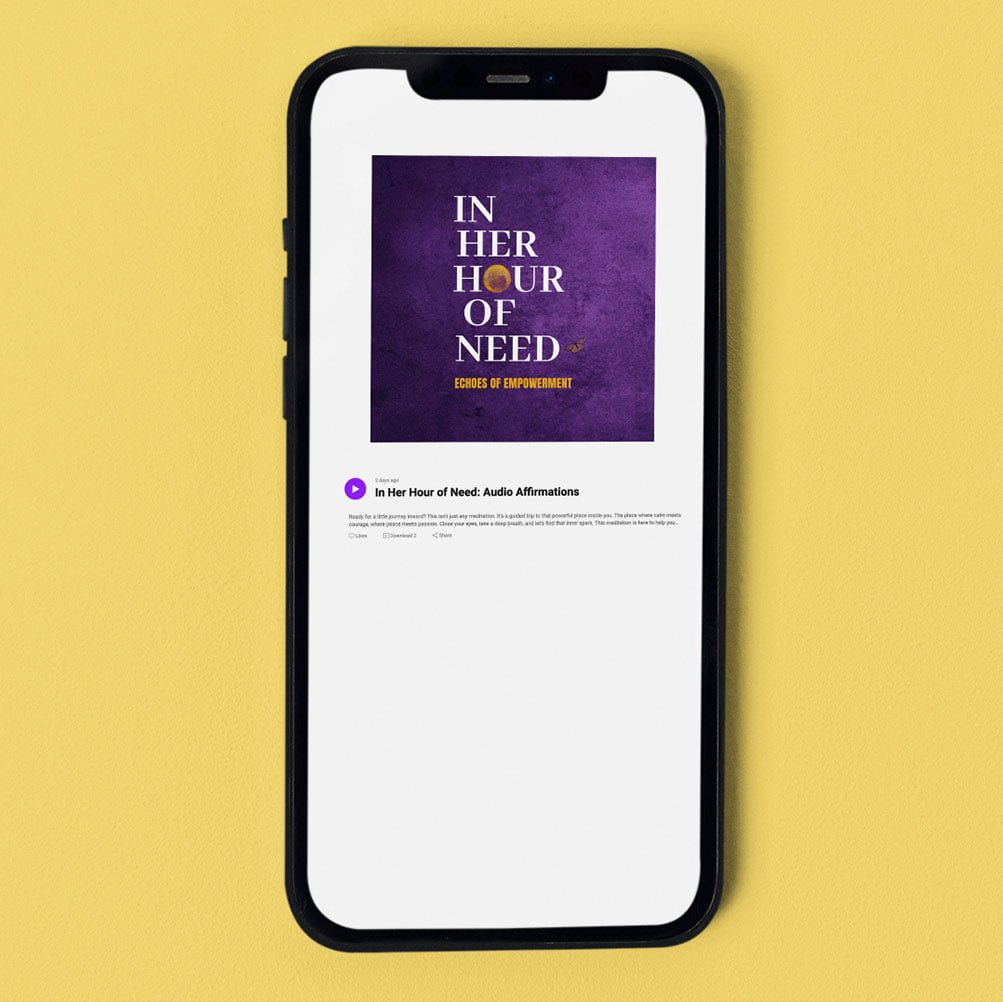 In Her Hour of Need audio affirmations - Women's Empowerment Guide by Anthony D. Brice