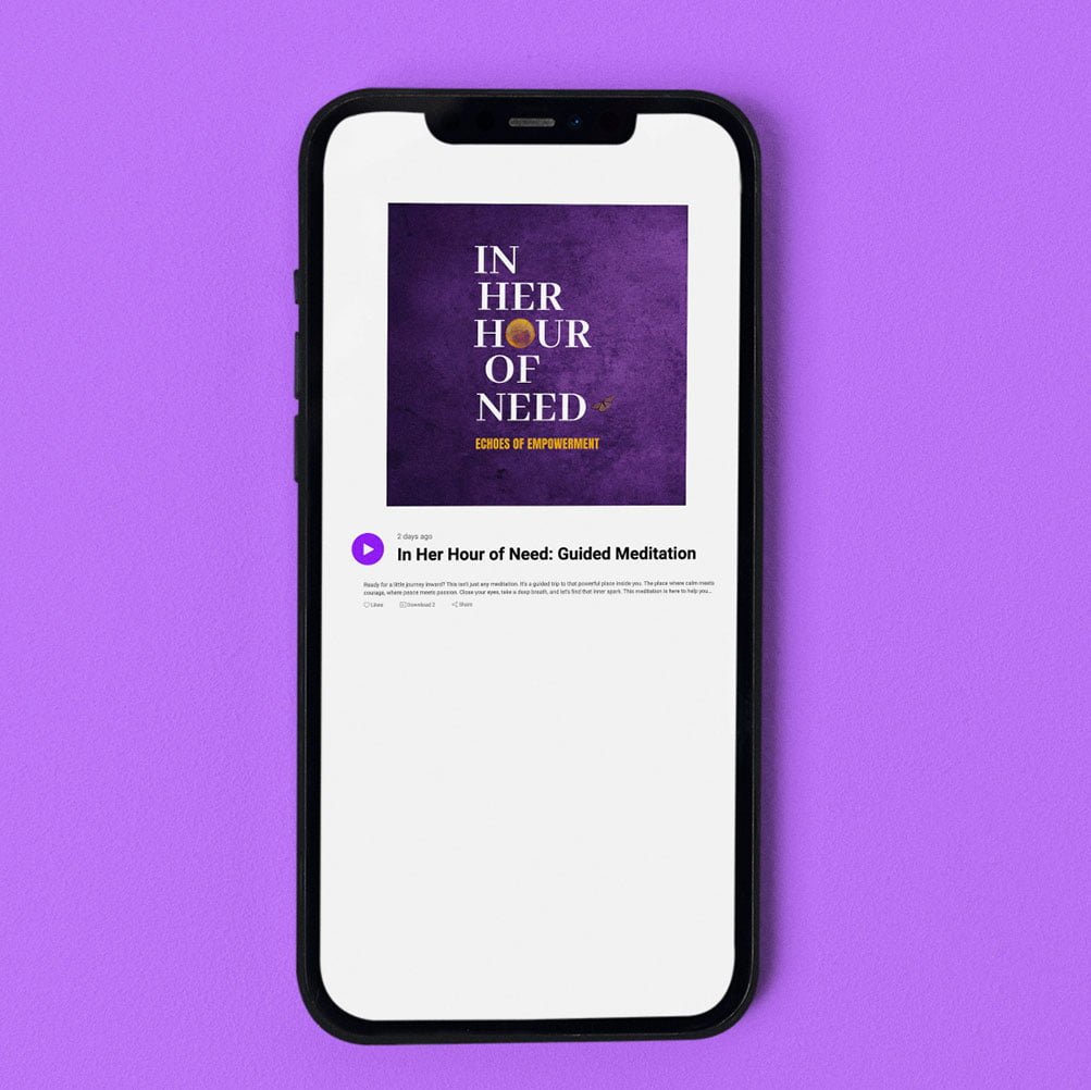 In Her Hour of Need guided meditation - Women's Empowerment Guide by Anthony D. Brice