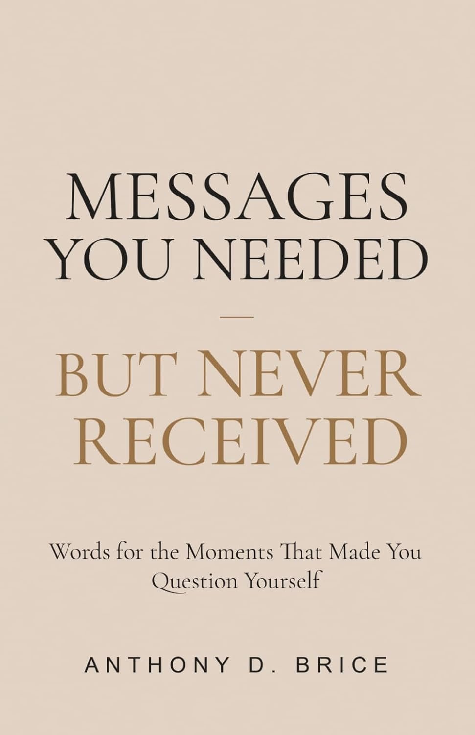 Messages You Needed But Never Received book cover